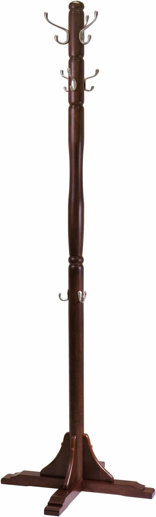 WinsomeWood Jera Coat Tree, Cappuccino