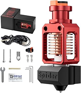 Creality Official Spider 3.0 Pro High Temperature and High Flow Hotend Kit Supporting 300℃ and 300mm/s Printing, Fit for Ender 3,Ender 3v2,Ender 3 pro,Ender 3s,Ender 5 Plus,CR-10,CR-10S Series