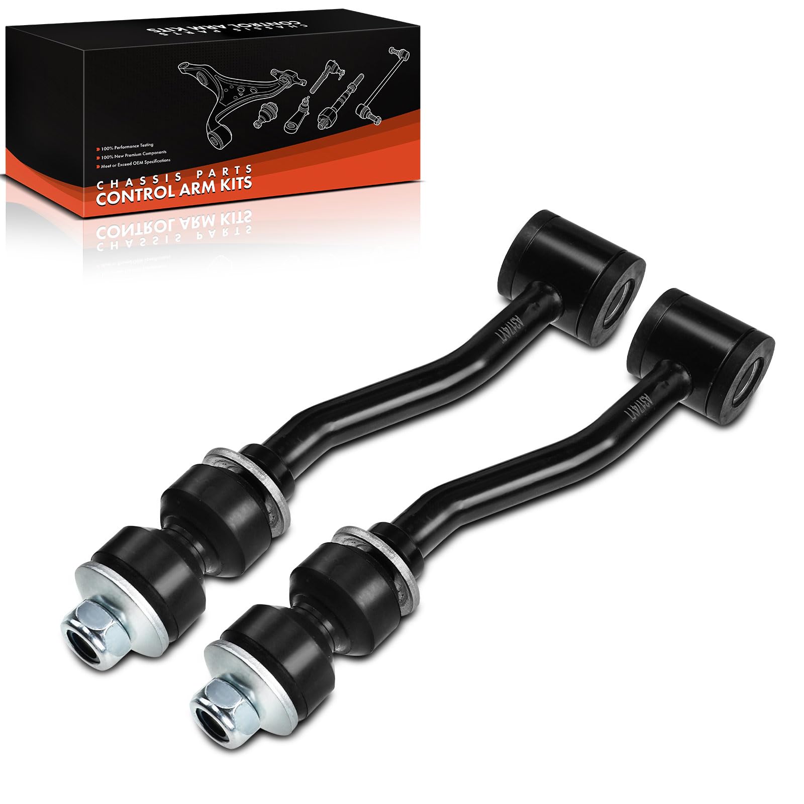 Frankberg 2x Brazo transversal Brazo de eje Delantero izquierdo derecho Compatible con Cherokee XJ Grand Cherokee I ZG ZJ Replace# K3174, 52001132