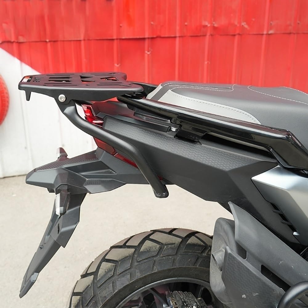 Compatible con ADXTG400 Piezas De Motocicleta, Bastidores De Equipaje, Marco Trasero, Caja De Carga, Estante Trasero, Reposabrazos De ala Portaequipajes Trasero para Motocicleta