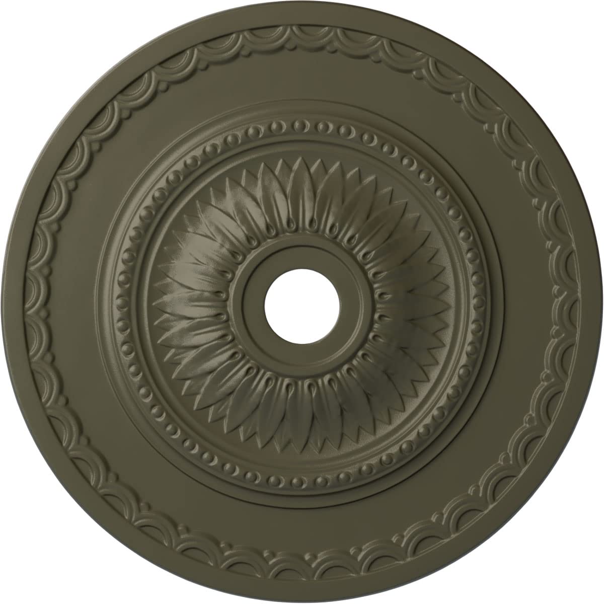 Ekena Millwork CM29SFWHF Sunflower Ceiling Medallion