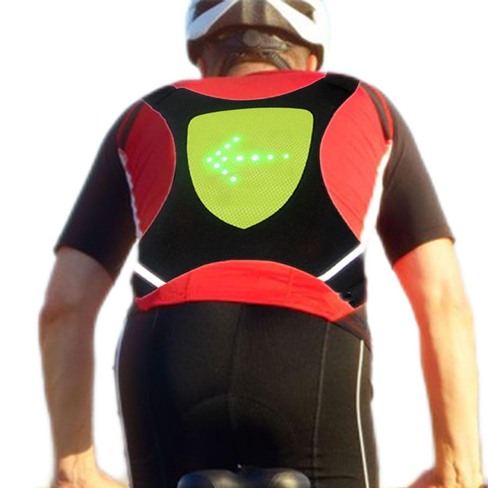Gilet de cyclisme avec LED clignotante - gilet haute visibilité avec LED, vêtements de cyclisme pour la nuit | Gilet de course réfléchissant-gilet lumineux de guidage universel pour joggeurs, cyclisme