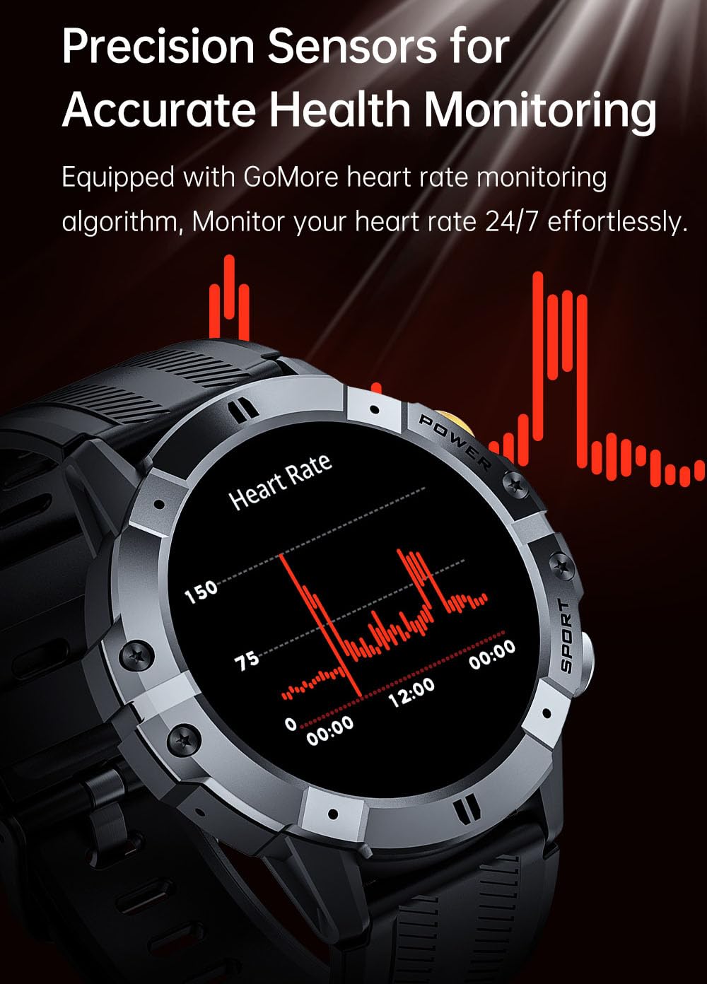 FOSSiBOT C29 Smartwatch Uomo Donna con Effettua o Risposta Chiamate,Orologio Intelligente Fitness con Chiamate Bluetooth,Smart Watch Tracker 100+ Modalità Sportive,IP68 Smart Watch per Android iOS