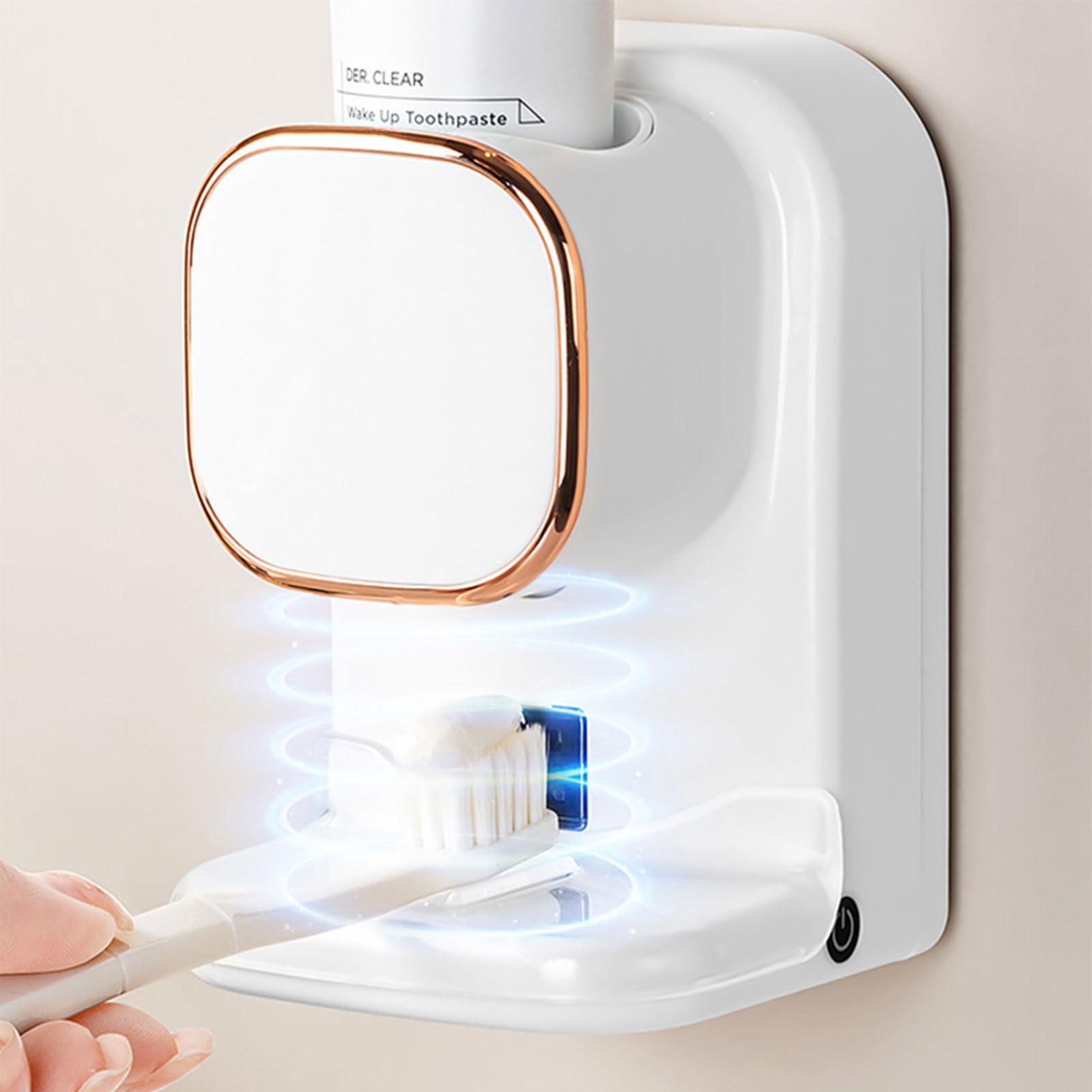 Dispensador de pasta de dientes eléctrico montado en la pared para varios usuarios exprimidor automático de 3 modos