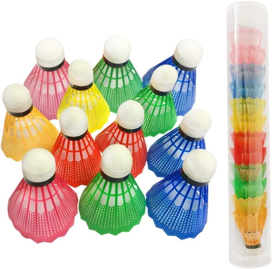 Multicolour Nylon Shuttle Pack of 6 Nylon Shuttle - Multicolor (Medium, 77, Pack of 6)