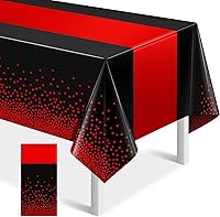 Vista 31 de 3 manteles blancos y plateados para decoración de fiesta, mantel de plástico blanco impreso, mantel rectangular desechable para cumpleaños, boda