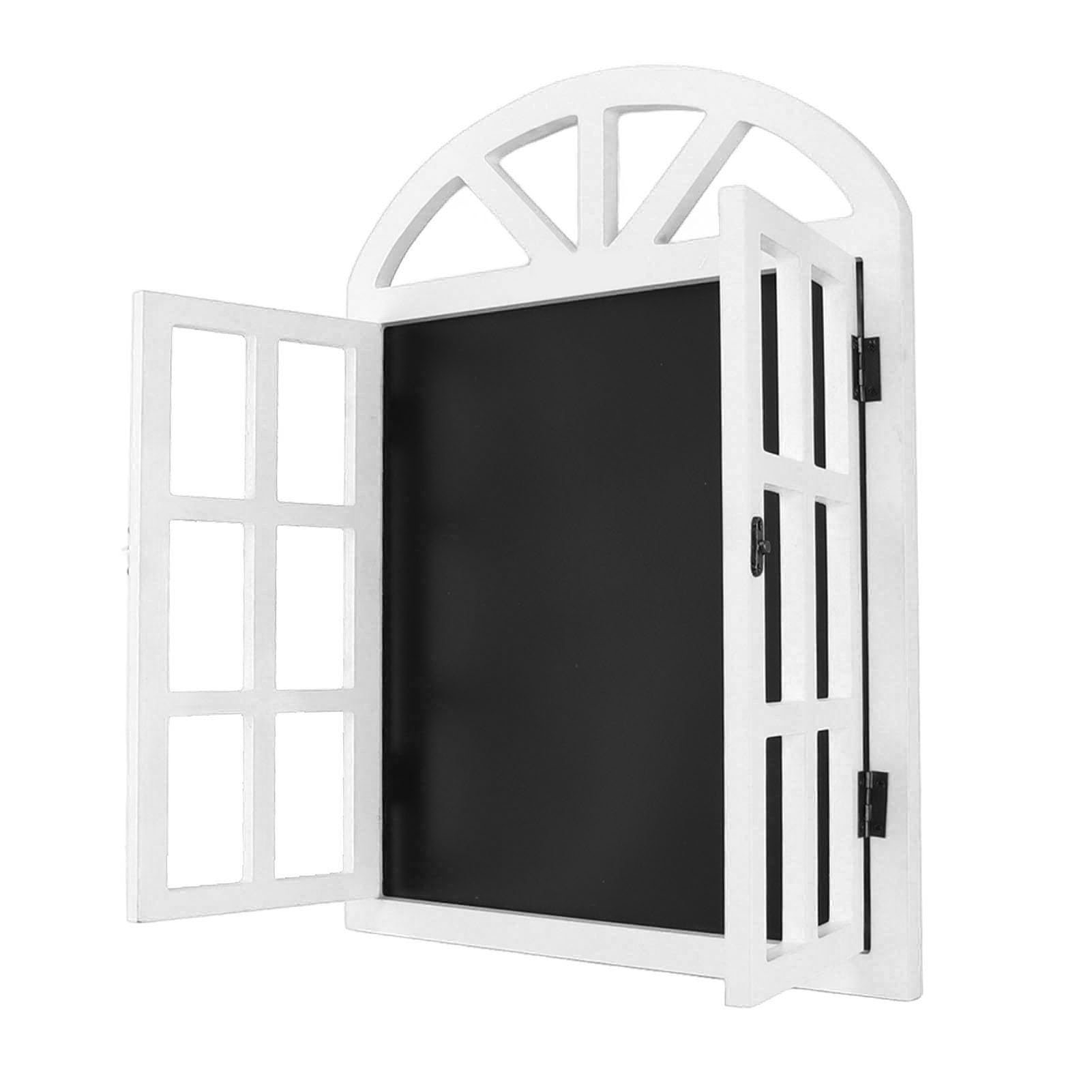 Letrero, tablero de mensajes, tablero de letras, ventana falsa, pizarra de tiza, cartel, pizarra negra, cartel, decoración versátil, fácil de colgar, tablero de mensajes para (blanco)