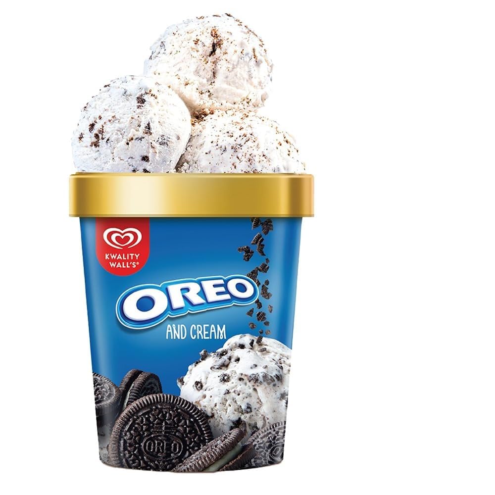 Kwality Wall's Oreo & Crème Tub, 700 Ml