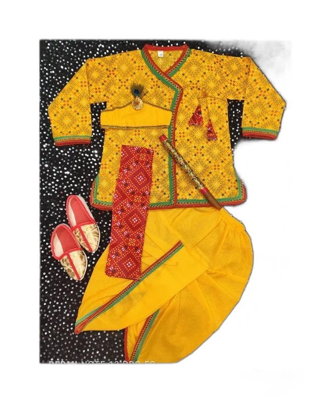 Boys' Costumes krishna dress for kids, janmashtami dress for baby boy|style - 12095apperals for kidsZ,