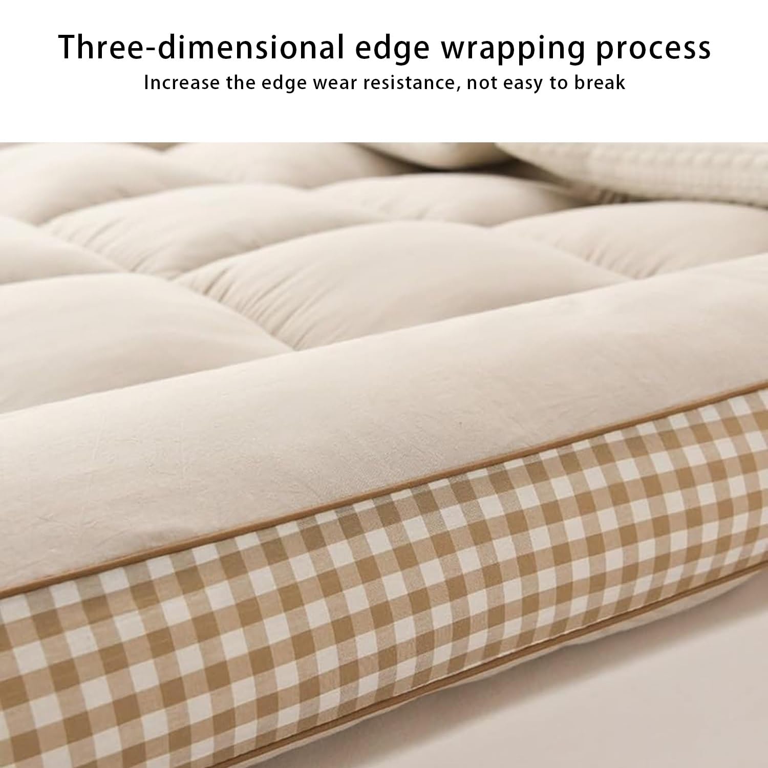 Extra dicke japanische Futon-Matratze, faltbares Bodenbett für Camping, Matte, traditionelle Isomatte, blau, 180 x 200 cm, bequeme und tragbare Bodenmatratze