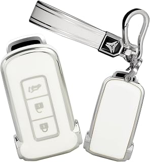 [KUNIO] 三菱専用 キーケース キーホルダー 両側スライド 車用 シリコン Outlander アウトランダーPHEV デリカD:5 エクリプス クロス eKワゴン eKスペース パジェロ 日産用 デイズ ルークス アクセサリー 傷防止 納入祝い ギフト