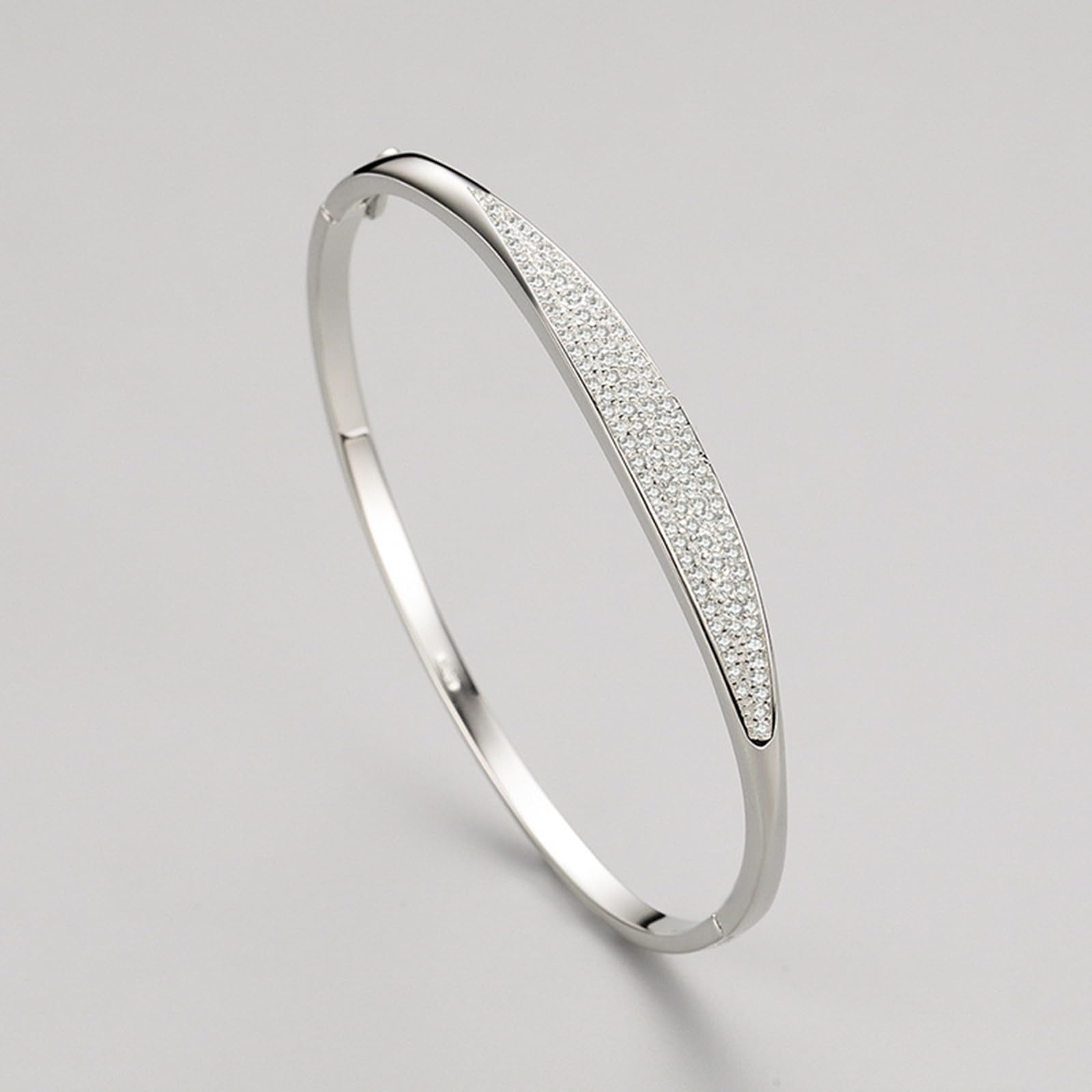 Pulseras para la amistad, pulsera geométrica de diamantes creados para parejas, PT950 y oro blanco de 9K/14K/18K