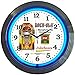 Neonetics Retro Rock-Ola Blue Jukebox Neon Wall Clock, 15-Inch