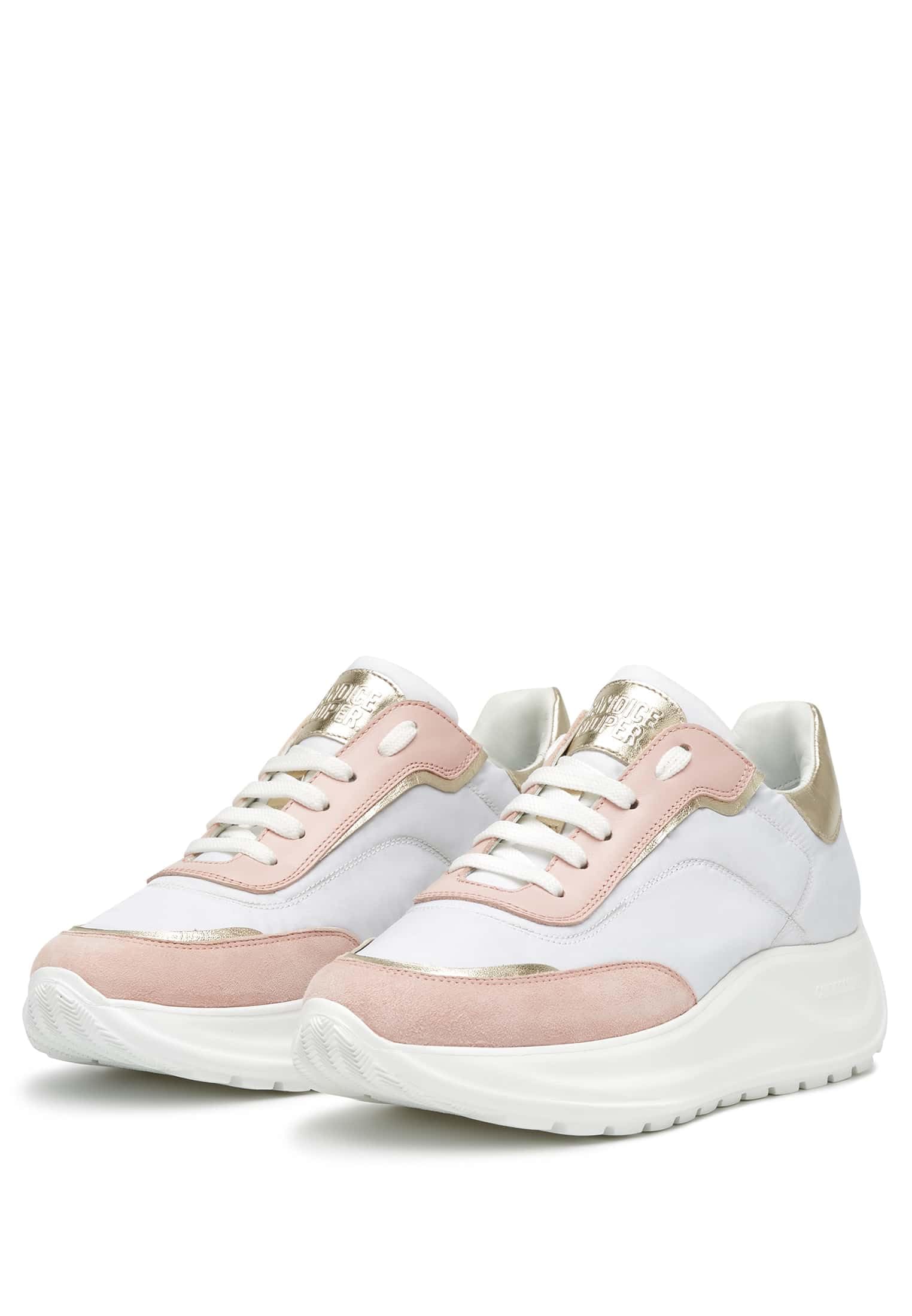 Candice Cooper Spark 010-Baskets en Cuir-Blanc