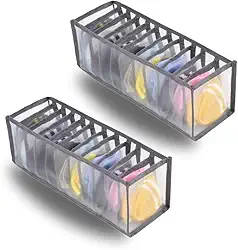 Kit 2 Colmeia Organizadora Gaveta Cueca Meia Calcinha Sutiã Lingerie Poliéster Resistente Multiuso Lavável 11 Divisórias
