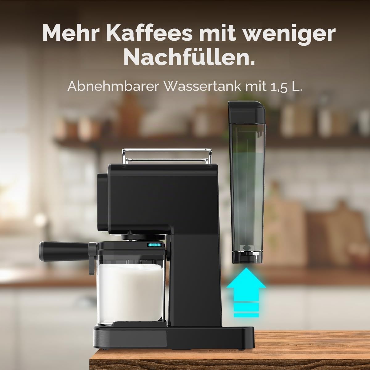 Cecotec Power Espresso Touch ColdBrew Latte Espressomaschine 1350 W 20 Bar Touch-Display 1,5 L Wassertank