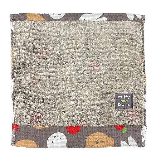 丸眞 ミニタオル miffy ミッフィー ミッフィーアンドボリス ハンドタオル オーガニックコットン 綿100% キャラクター 抗菌 防臭 プレゼント ギフト 誕生日 5805026200