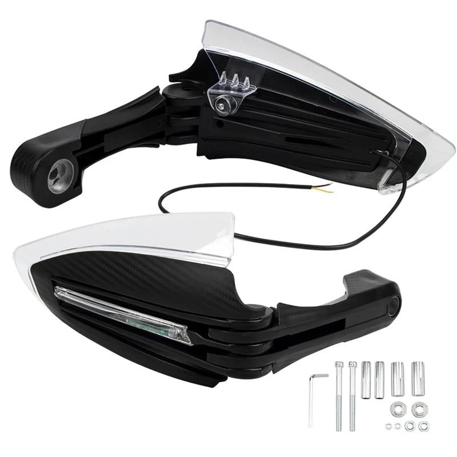 Protège-Mains 12 V pour Guidon De Moto avec Clignotants LED Et Accessoires pour Moto