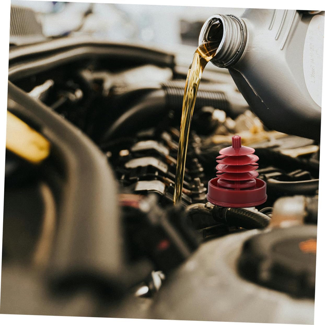 Gas Cap Cover Car Reservoir Tank for Power Steering Grease Zerk Caps Hydraulic Fluid Oil Can Lid for Odyssey City