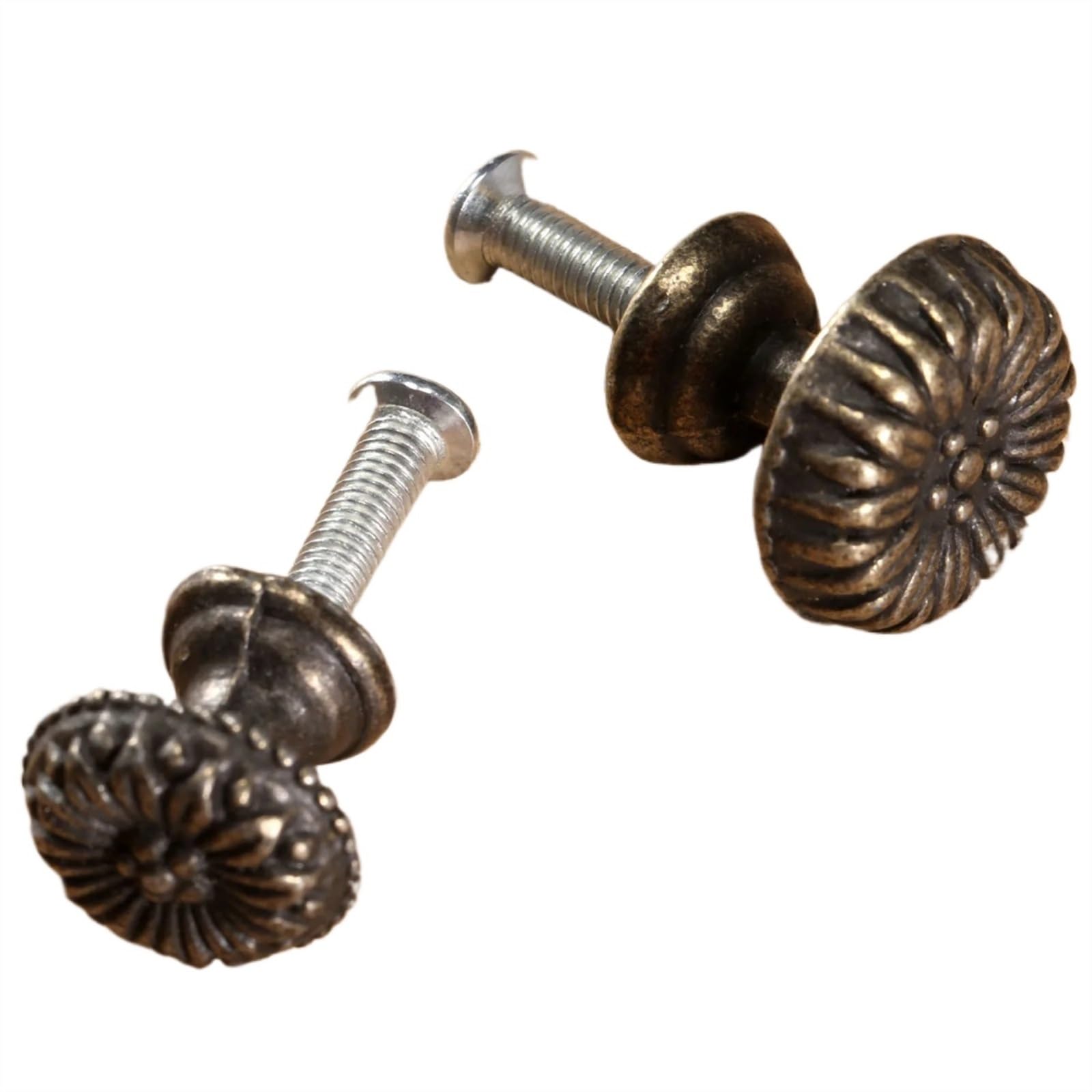 Tiradores de cajones de cocina en bronce, perillas decorativas para muebles de 17X15mm