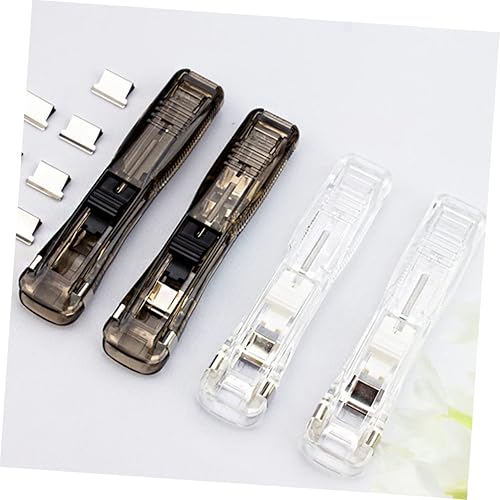 Miniatura 9 de STOBOK Grapadora de material de hierro de plástico, organizador de escritorio sin costuras para bolígrafos, suministros de oficina, conjunto