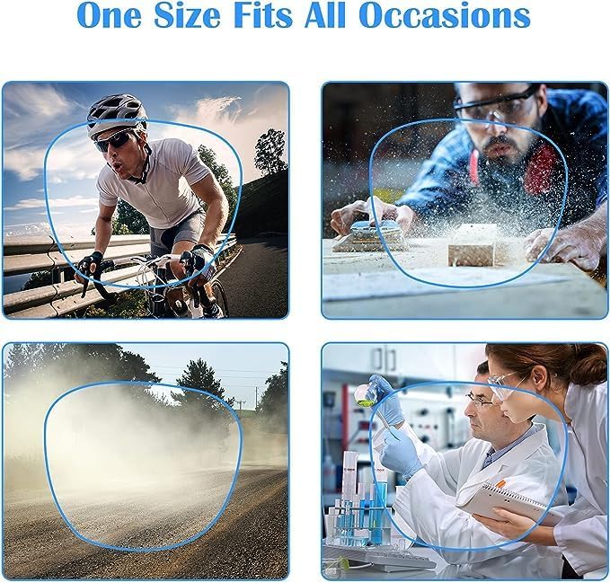 Miniatura 7 de Gafas de seguridad antivaho para enfermeras, gafas de bloqueo de luz azul, gafas protectoras para mujeres y enfermeras