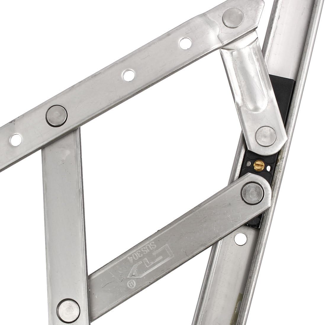 304 Stainless Commercial Door Hardware Steel 16-inch Casement Window Hinge 4 Door Hinges Bar 2pcs