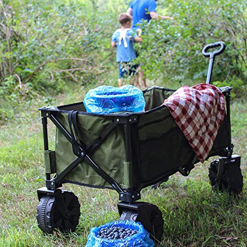 image for Timber Ridge Folding Wagon Collapsible Utility Outdoor Cart for Campin