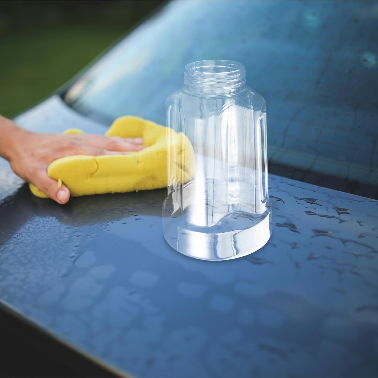 Car Wash Foam Sprayer Attachment 6.69X4.33X4.33In Ergonomic Garden Hose Soap Bottle Foamer for Home Bathing and Vehicle Washing