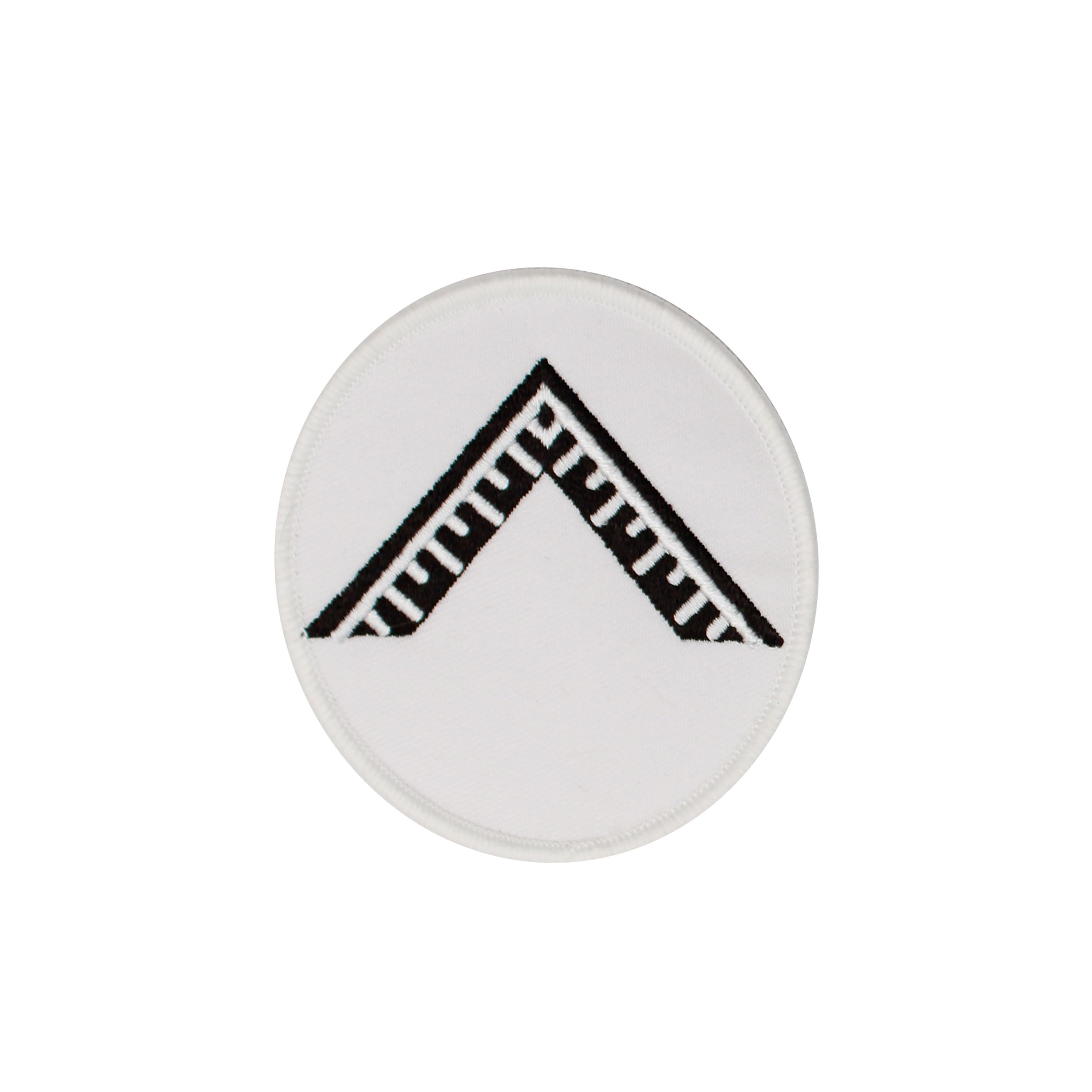 Masonic Worshipful Master’s Square Patch - Machine Embroidered Iron on Emblem no Sewing Needed - 3x3 Inches Masonic Badge for Aprons, Vests, Bags &amp; Apparel