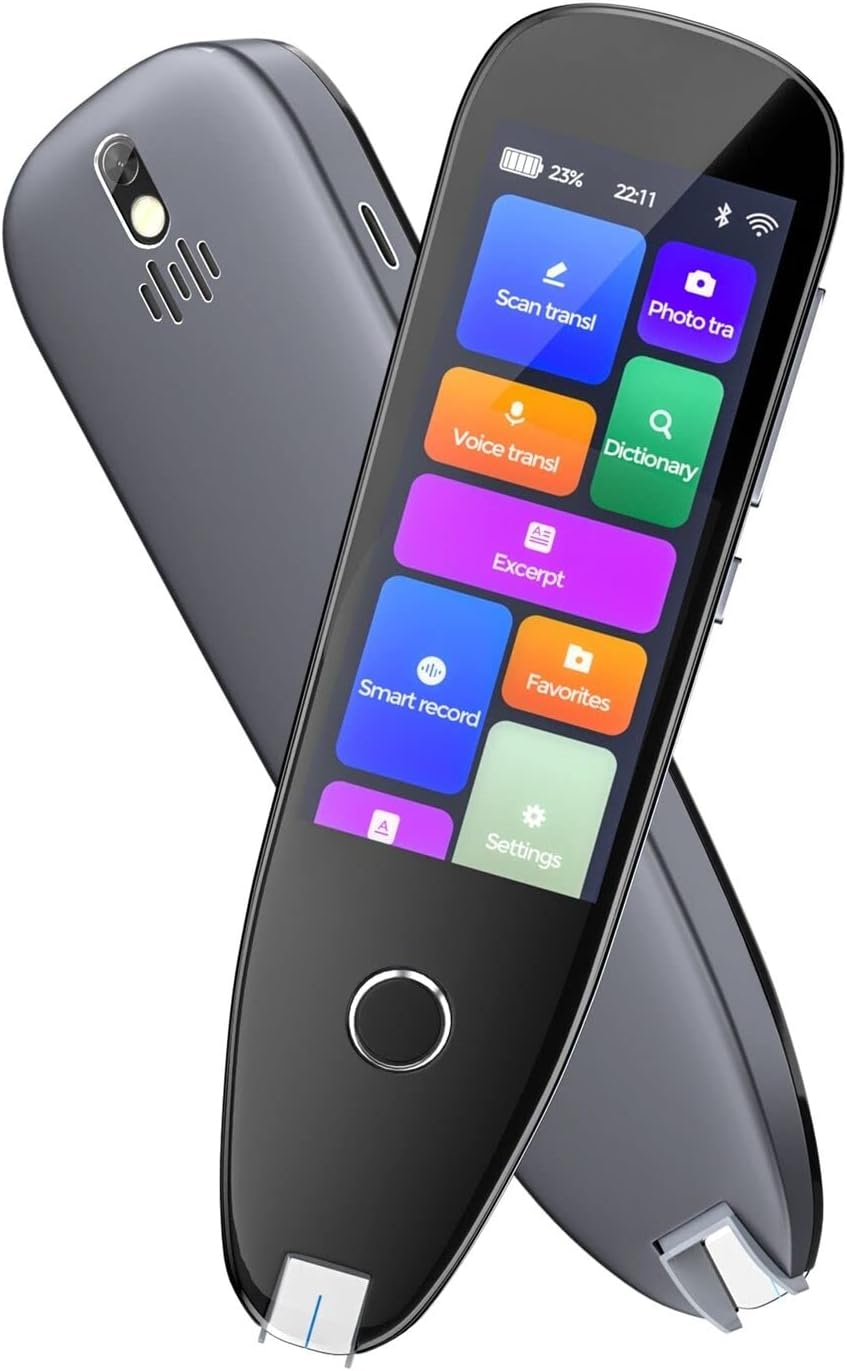 Scan Reader Pen, OCR Digital Pen Reader, Text to Speech Reading Pen, Smart recoring Pen for