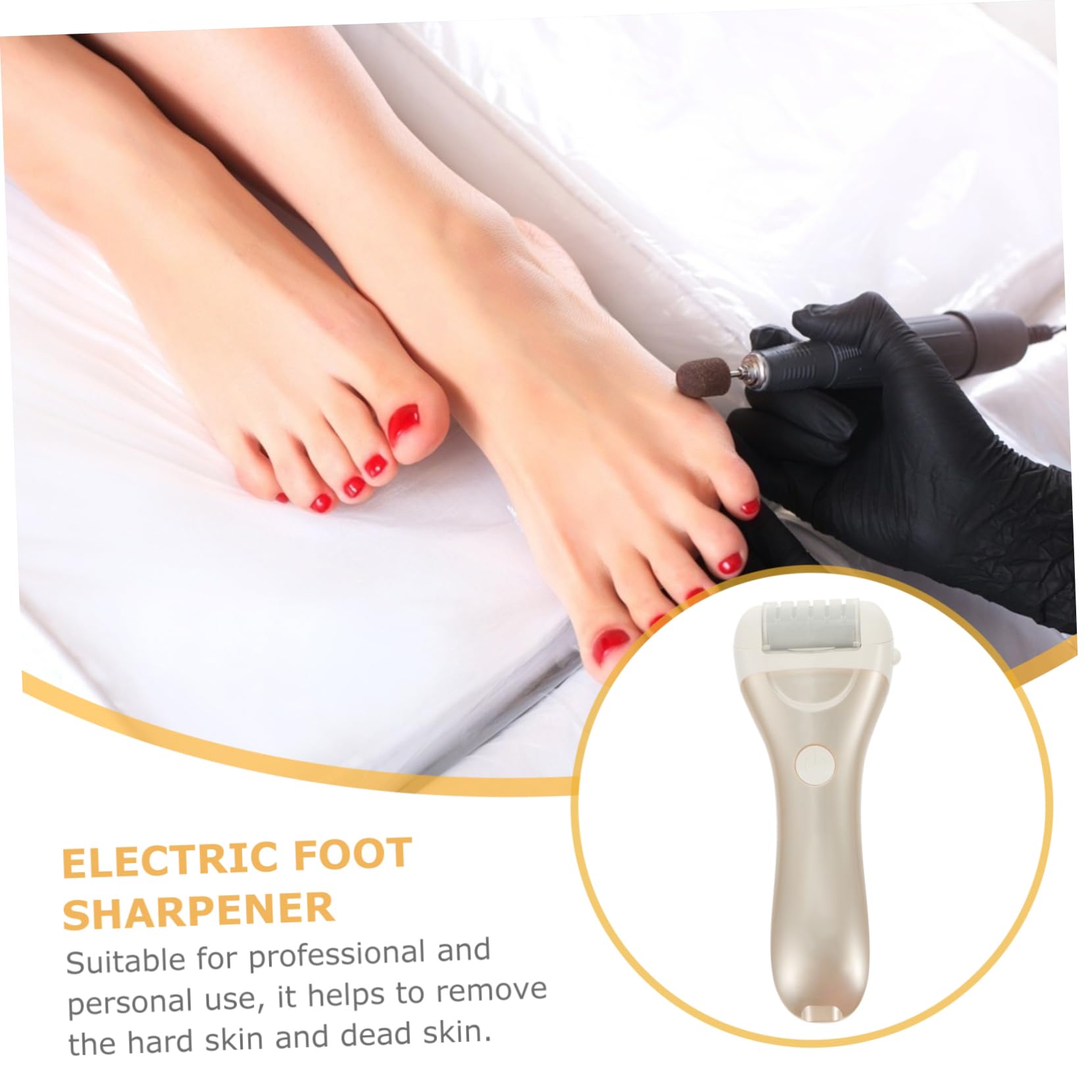 Pedicure Elettrico per Piedi 1200 ma Abs, Set Riutilizzabile