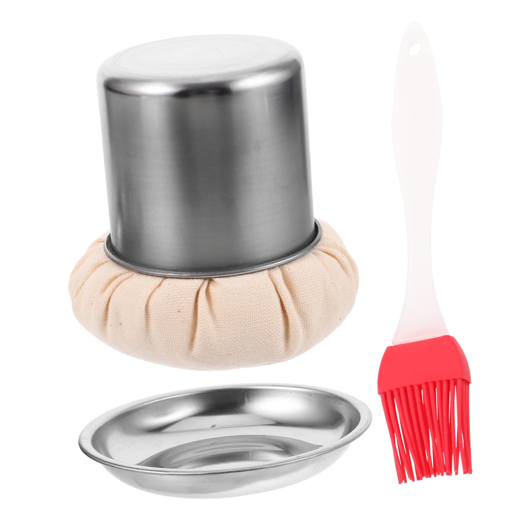 Ciieeo Ergonomic Handle Oil Brush Wear-resistant Sauce Brush Grill Accessory Easy Oil Mop for Pancake Random