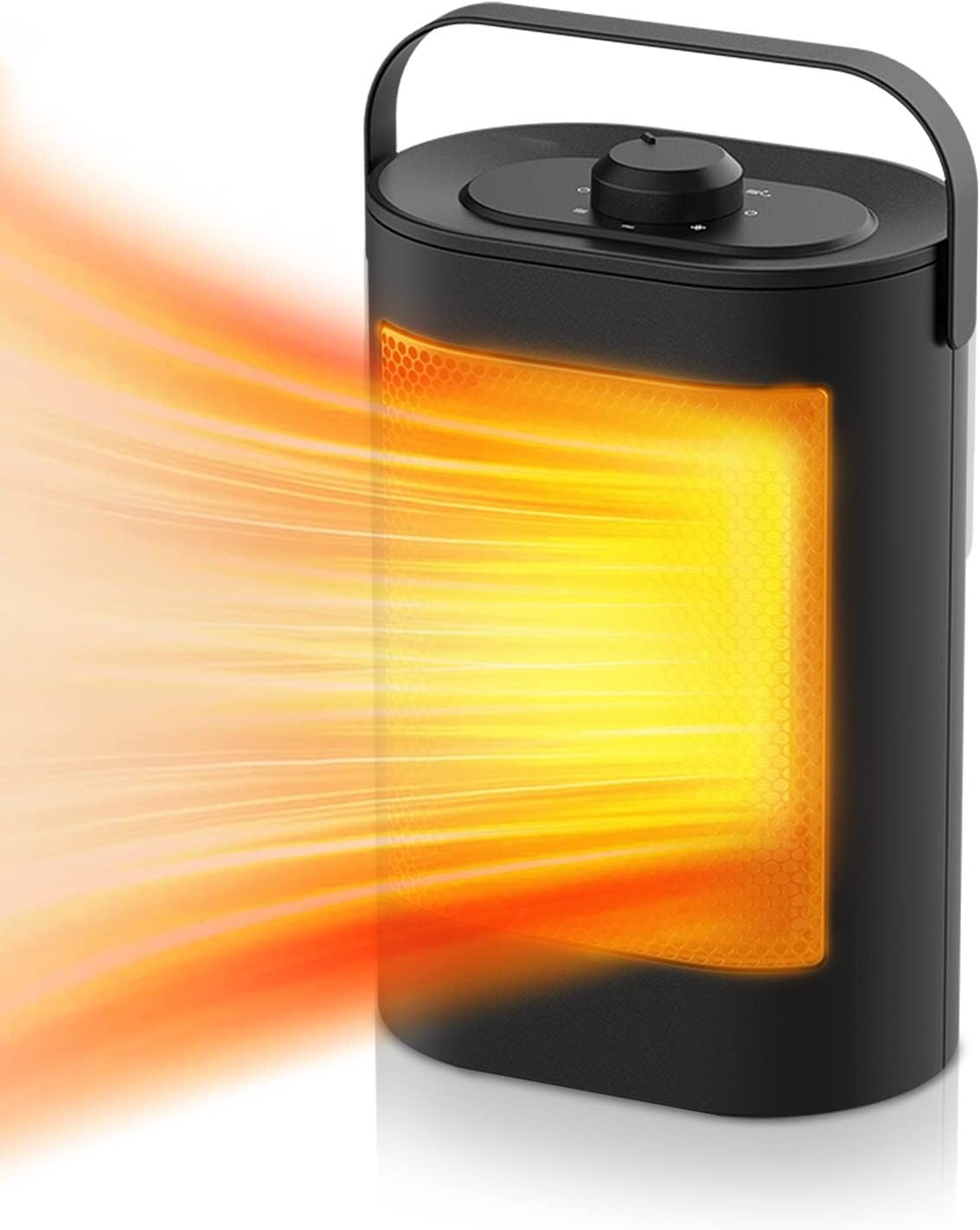 Trongle Electric Space Heater with Fan, 1500W Portable Small Room