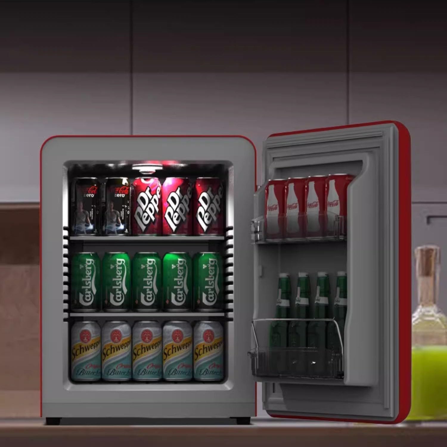 portable fridge mini refrigerator car refrigerator Mini bedroom refrigerator portable thermoelectric cooler compact refrigerator for storing beverages /262