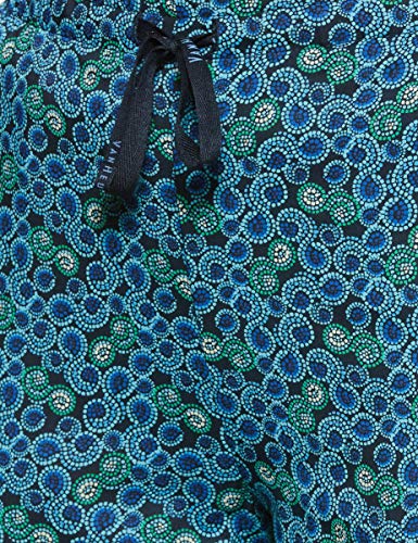 Image of Van Heusen Women's Printed Lounge Pants | Drawstrings & Side Pockets | Ultra Soft Fabric | Relaxed Fit | At home pyjamas | Everyday Comfort | Printed | Style 55306 | Available in Pack of 1 & 2
