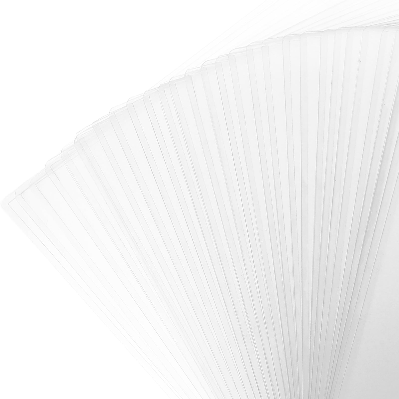 TEHAUX 30 Piezas Fundas de Plástico Transparente A4, Protectores de Hojas de Carpeta Transparentes de Plástico Rígido, para Documentos, Fotos, Pósteres y Menús