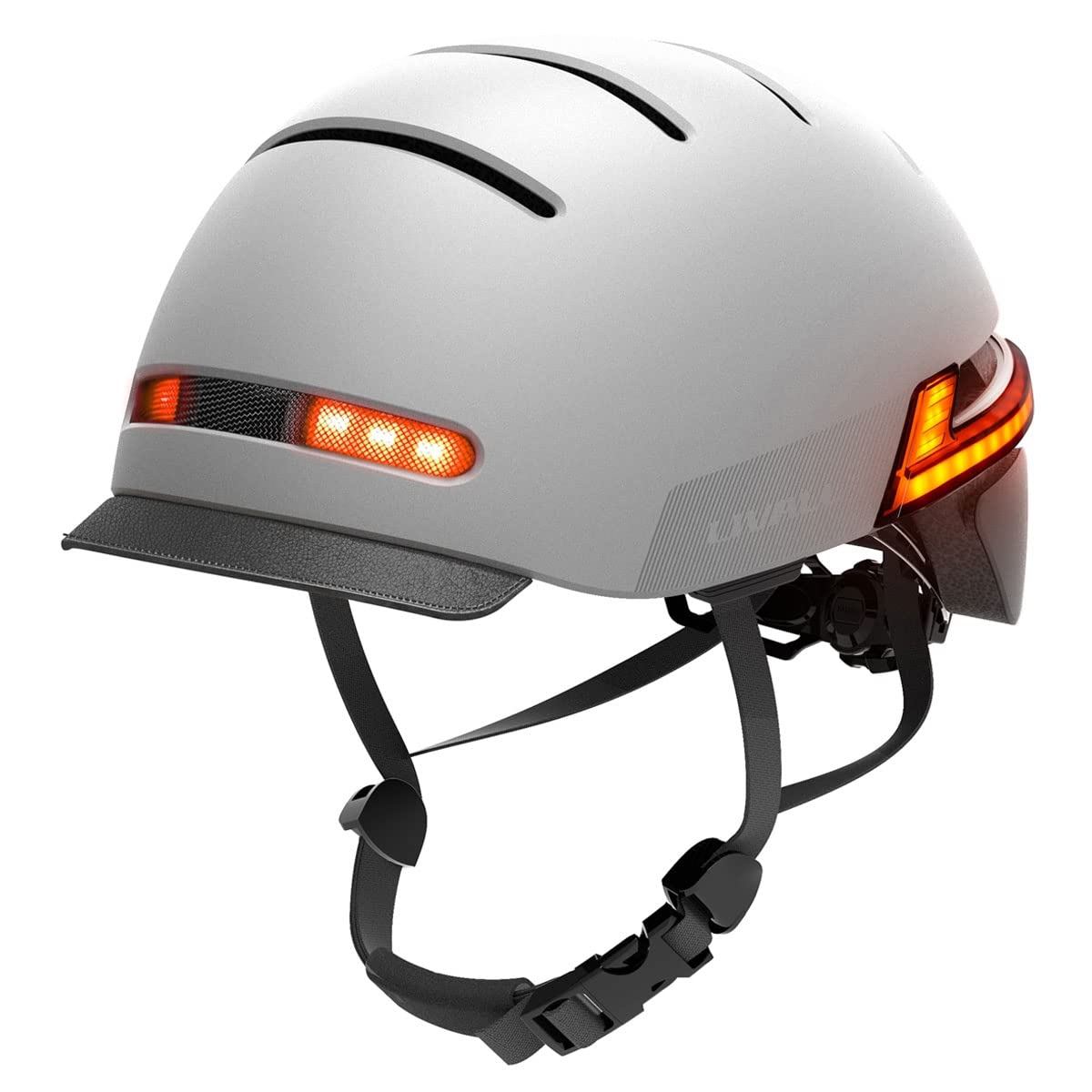LIVALL BH51M Neo 2020 Casque de vélo intelligent avec feux d'avertissement de frein, clignotants, alerte de détection de chute, haut-parleurs stéréo et microphone pour la lecture de musique