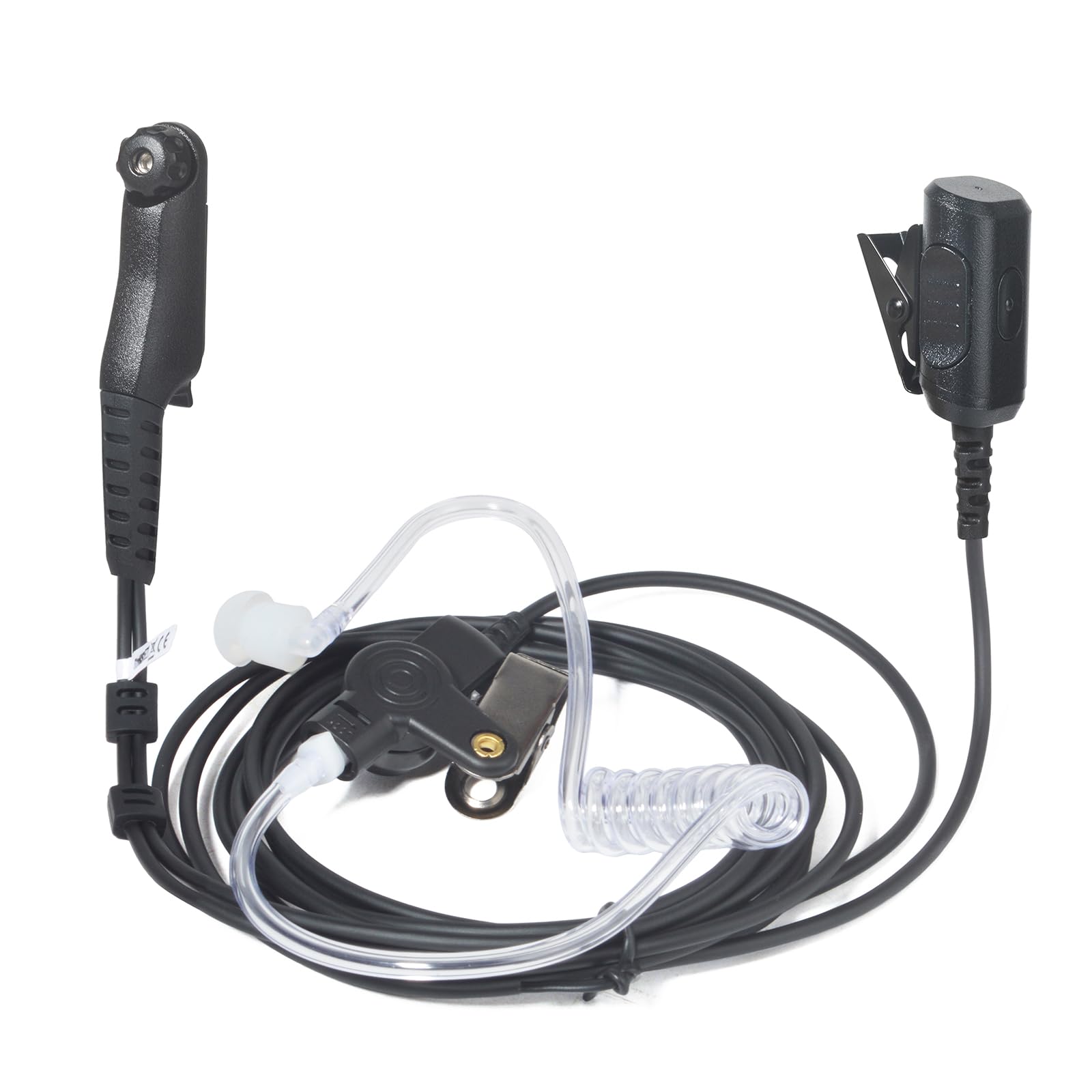 Walkie Talkie - Auricolare di sorveglianza per radio Motorola R7 MXP600 | Auricolare radio a tubo acustico con doppio design PTT
