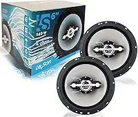 O par Alto Falante leson 140 W 6 Polegadas Quadriaxial som automotivo