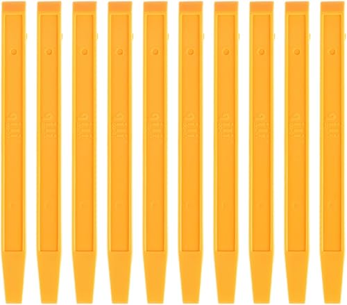 VICASKY 10 calcomanías raspadoras para ventana de automóvil, cuchillas raspadoras de plástico, escobilla de goma para escobilla de vidrio,