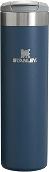 Stanley AeroLight Transit Bottle 20 oz | Locking Drink Through Lid | Leak Resistant Water Bottle or Coffee Travel Mug | Lightweight Insulated Stainless Steel | BPA-Free | Navy