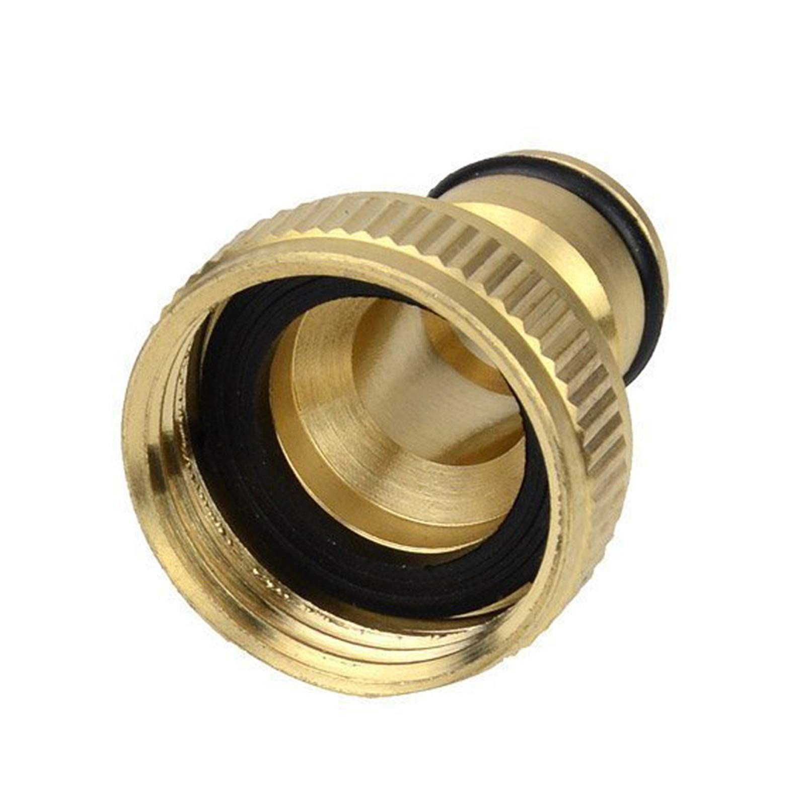 Lfang-Raccordi per Tubi Flessibili 6 pz, Tubo del Tubo del Tubo del Tubo dell'Acqua del Giardino dell'ottone, connettori del Rubinetto Maschio, buona Resistenza all'Usura