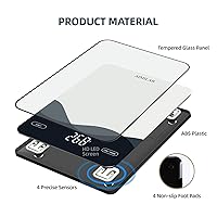 Vista 9 de AIMILAR Food Scale, Chargeable LED Display 22lb with USB C Rechargeable Digital Kitchen Food Weight Scale for Baking and Cooking with Ounces and