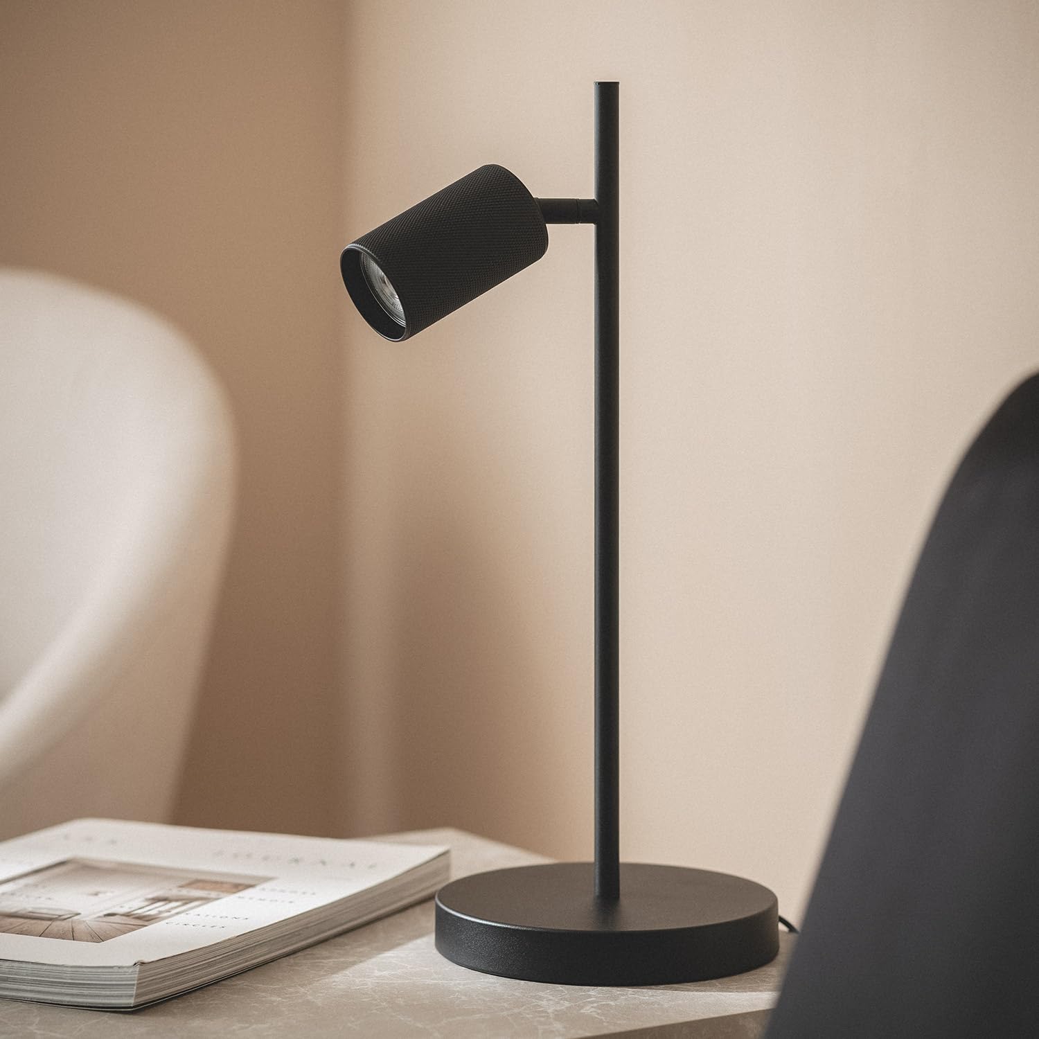 LEDKIA LIGHTING Lámpara de Mesa Aluminio Breixo Negro