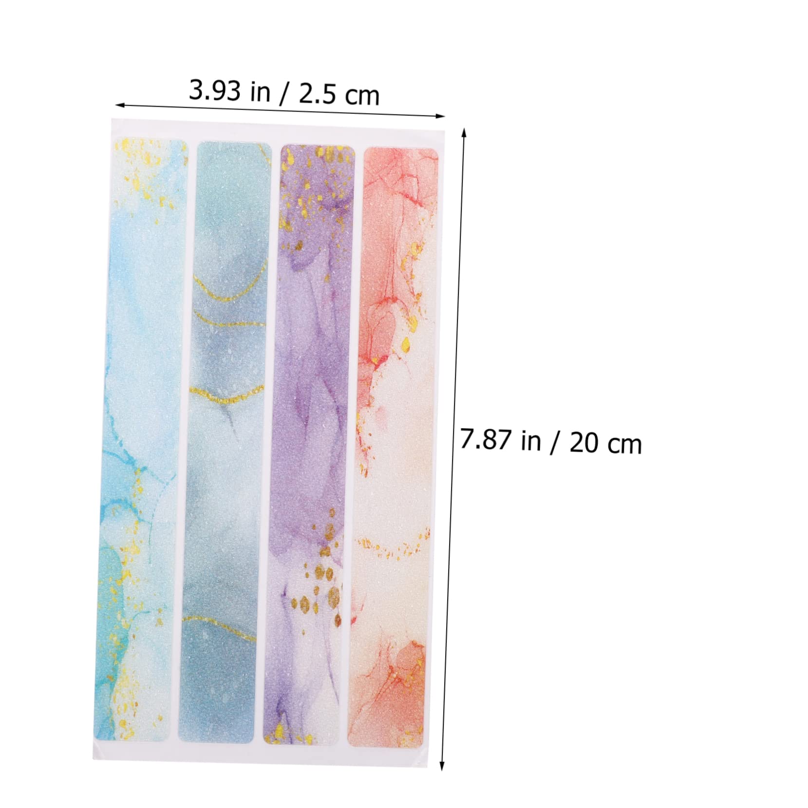 Alipis 72 Piezas Tira Antideslizante De La Bañera Vinilo Decorativo para Bañera Ducha Bañera Pegatinas Cinta Anti-bañera contra El Baño Pegatinas Anti-Pegatinas Tira De Pedales Piso Peva