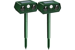 Ultrasonic Solar Animal Repellent: Keep Rabbits, Dogs, Cats Away