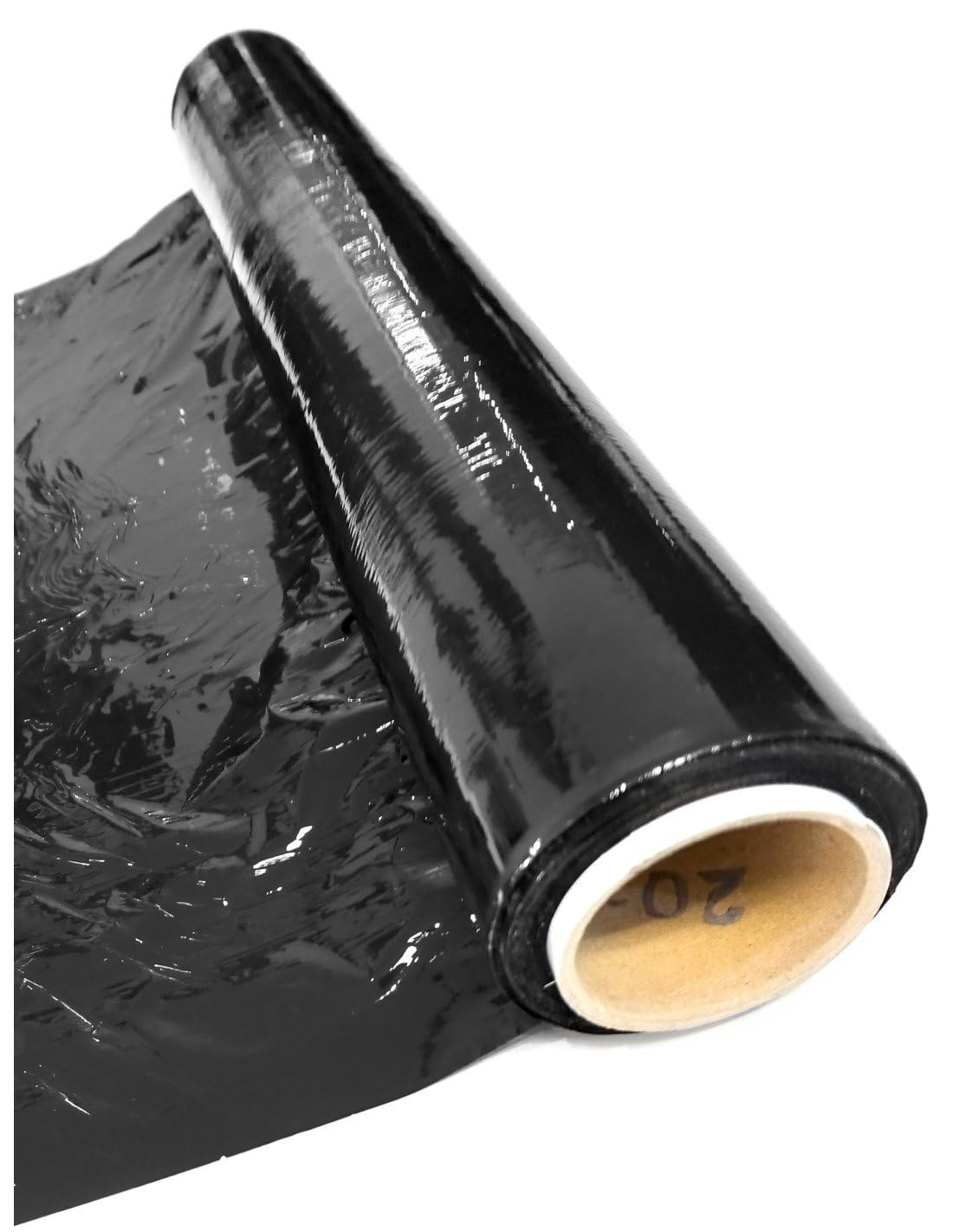 JARDIN202 - Film para Embalar Industrial, Manual, Mudanzas y Envios | Retractil | Negro | 50cm x 200 Metros | Pack 6 Rollos