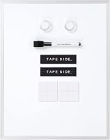 Amazon Basics mágneses fehér tábla alumínium kerettel, öntapadós - 28x36 cm 9