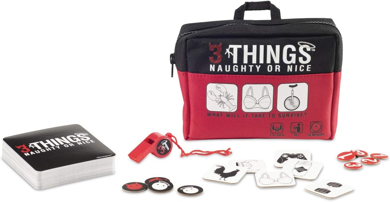 Shenanigames Adult Party Games: 3 Things Naughty & Nice – Bring Out The Best & Worst in You – Choose Your own Level of NSFW